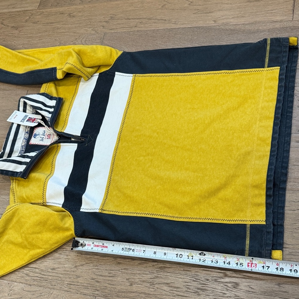 NWT Fat Face Airlie Quarter Zip Rugby Shirt Size Medium - Picture 6 of 9
